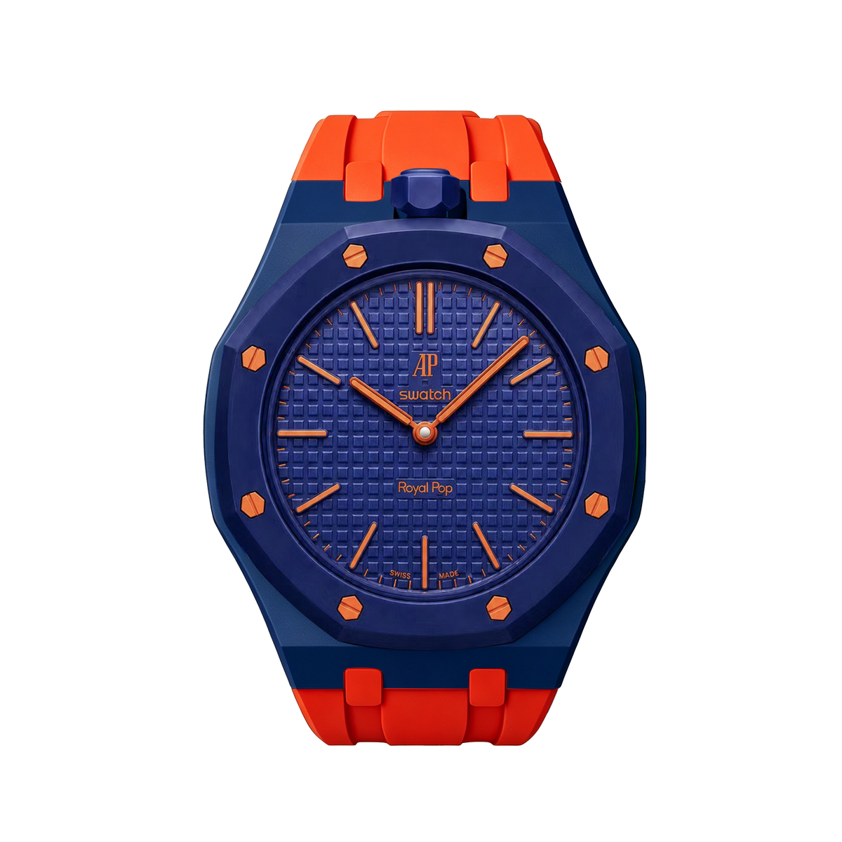 [Elara]Royal Oak Pop Exclusive Bioceramic Case & Silicone Strap Mix Color