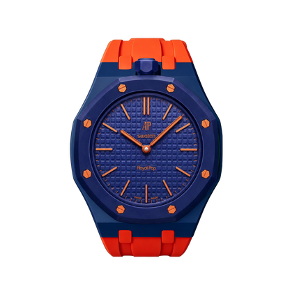[Elara]Royal Oak Pop Exclusive Bioceramic Case & Silicone Strap Mix Color