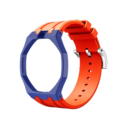 [Elara]Royal Oak Pop Exclusive Bioceramic Case & Silicone Strap Mix Color