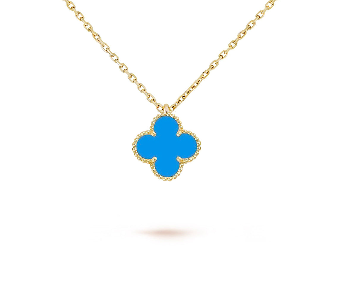 [Elara]9.5MM MINI CLOVER PENDANT NECKLACE COLLECTION