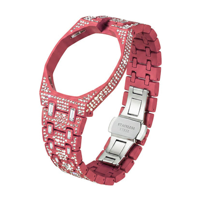[Elara]Royal Oak Pop Exclusive Bioceramic Case & Bioceramic Strap Full Diamond
