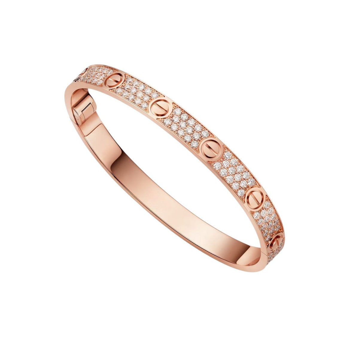 [Elara]クラシック 6.1MM ラブバングル - フルパヴェ
