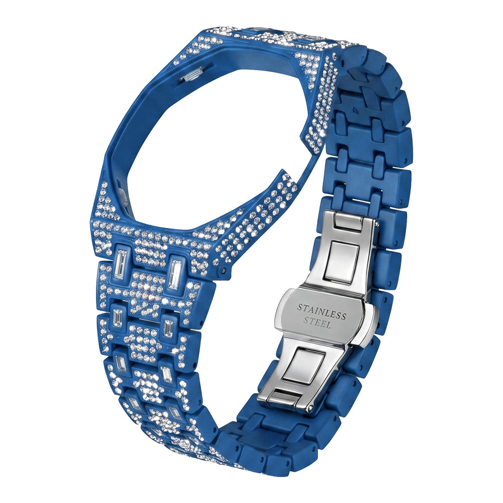 [Elara]Royal Oak Pop Exclusive Bioceramic Case & Bioceramic Strap Full Diamond