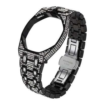 [Elara]Royal Oak Pop Exclusive Bioceramic Case & Bioceramic Strap Full Diamond