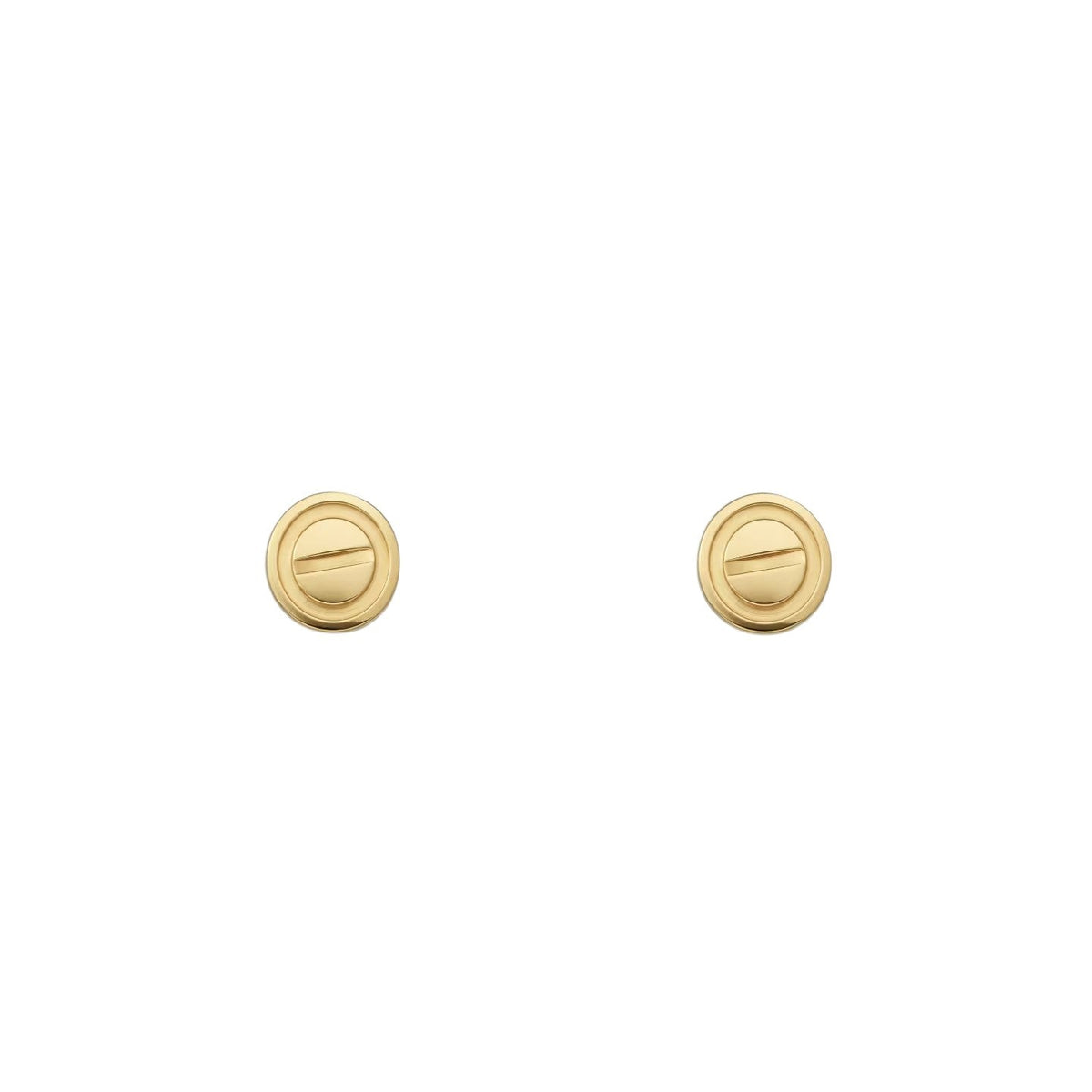 [Elara]LOVE 7.2MM HOOP EARRINGS