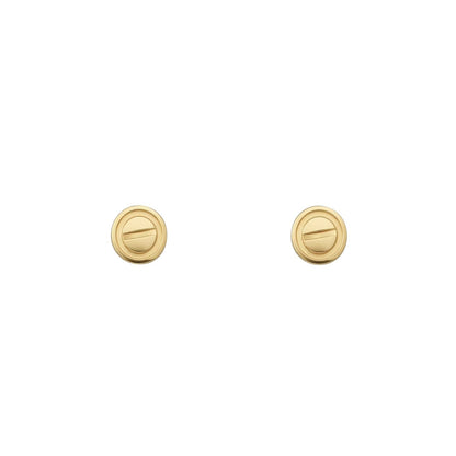 [Elara]LOVE 7.2MM HOOP EARRINGS