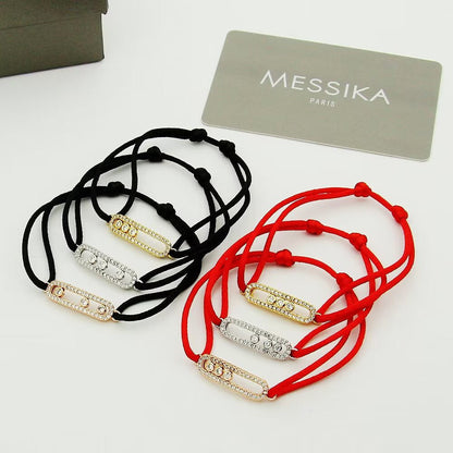 [Elara]CARE(S) PAVÉ CORD BRACELET