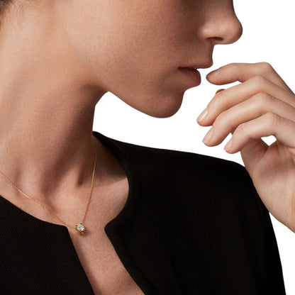 [Elara]C DE PENDANT DIAMOND NECKLACE