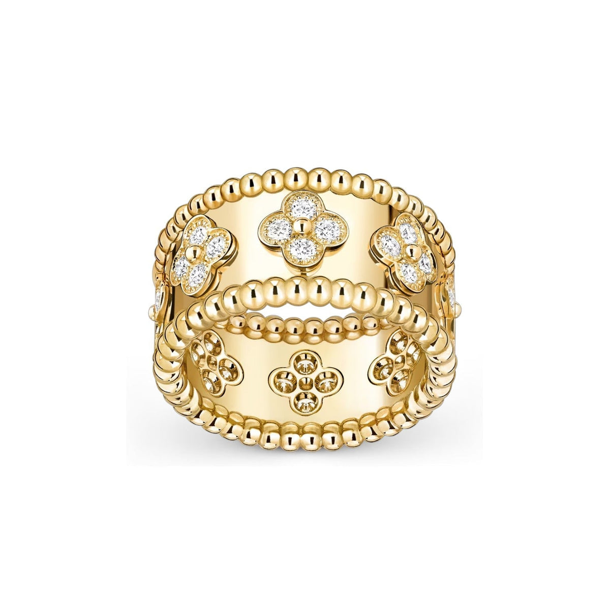 [Elara]KALEIDOSCOPE RADIANCE WIDE BAND RING