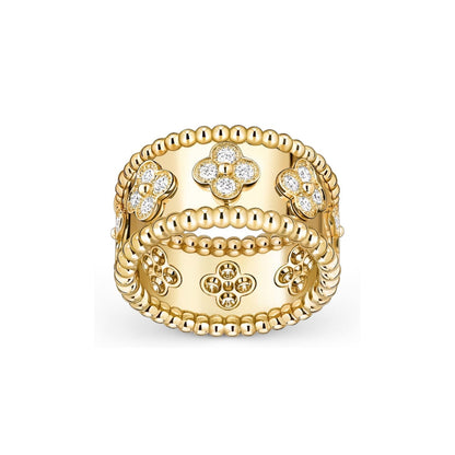 [Elara]KALEIDOSCOPE RADIANCE WIDE BAND RING