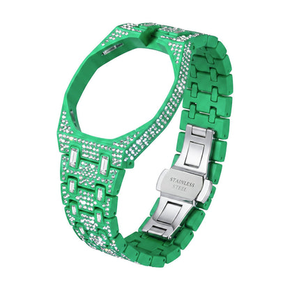 [Elara]Royal Oak Pop Exclusive Bioceramic Case & Bioceramic Strap Full Diamond
