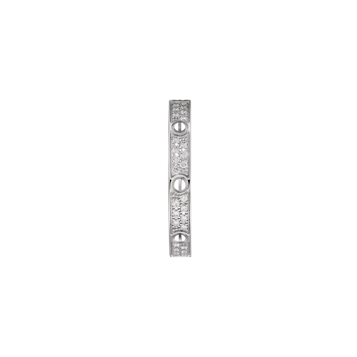 [Elara]LOVE 2.6MM PAVÉ DIAMOND RING