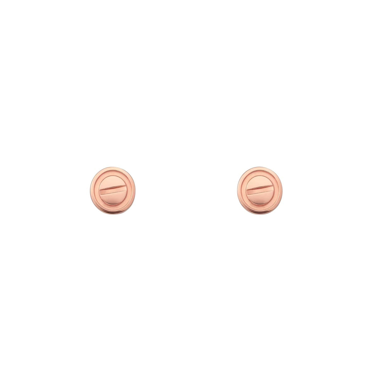 [Elara]LOVE 7.2MM HOOP EARRINGS