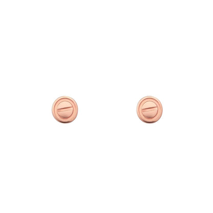 [Elara]LOVE 7.2MM HOOP EARRINGS