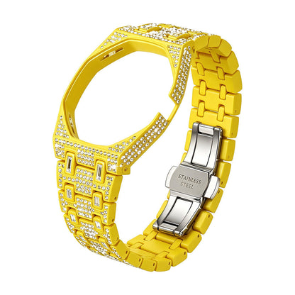 [Elara]Royal Oak Pop Exclusive Bioceramic Case & Bioceramic Strap Full Diamond