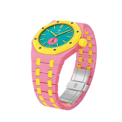 [Elara]Royal Oak Pop Exclusive Bioceramic Case & Bioceramic Strap Mix Color