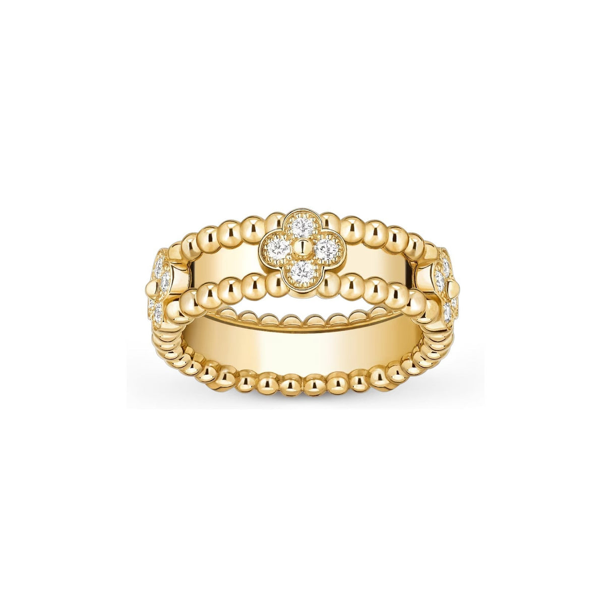 [Elara]SLIM KALEIDOSCOPE RADIANCE RING