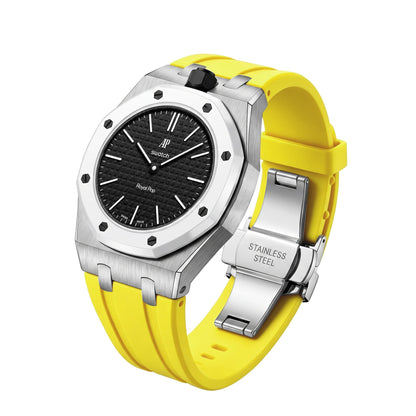 [Elara]Royal Oak Pop Exclusive Steel Case & Silicone Strap With Cradle