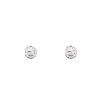 [Elara]LOVE 7.2MM HOOP EARRINGS
