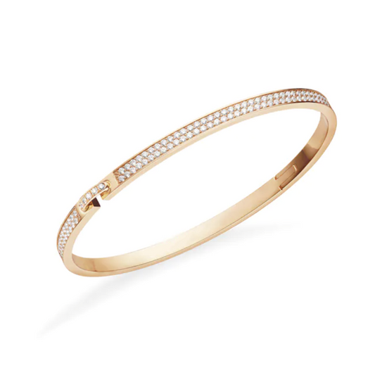 [Elara]LIENS VIDENCE DIAMOND PAVED BRACELET