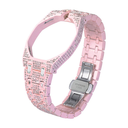 [Elara]Royal Oak Pop Exclusive Bioceramic Case & Bioceramic Strap Full Diamond