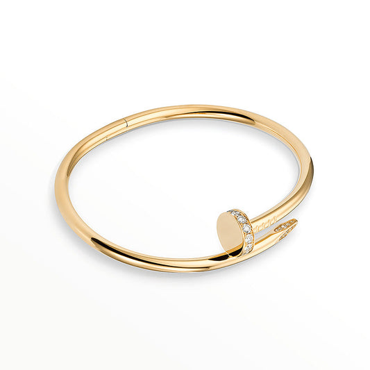 [Elara]JUSTE UN CLOU 3.5MM KLASSISCHER DIAMANTARMREIF