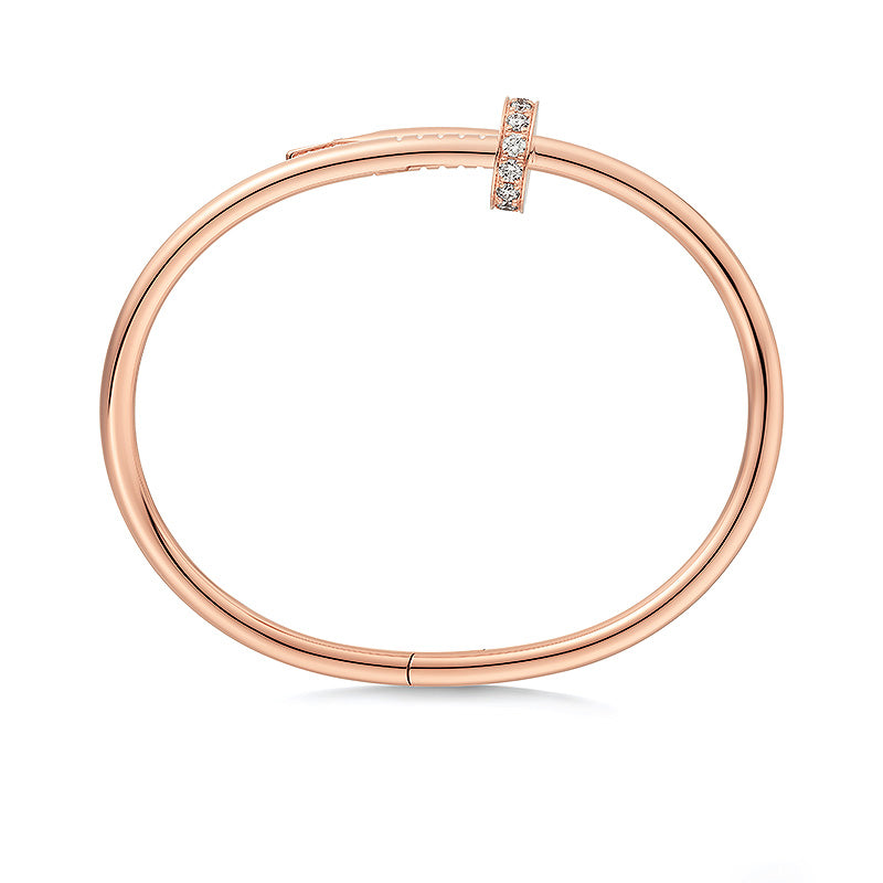 [Elara]JUSTE UN CLOU 3.5MM CLASSIC DIAMOND BANGLE