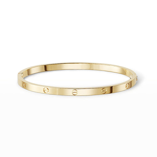 [Elara]LOVE 3.65MM SMALL MODEL BANGLE