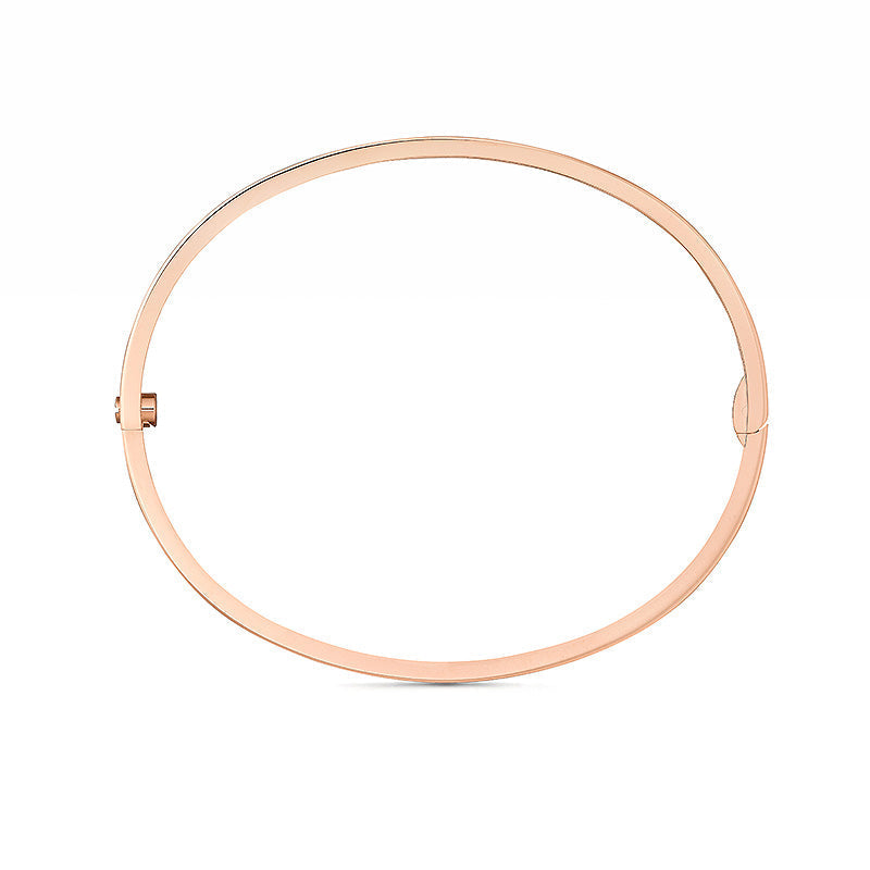 [Elara]LOVE 3.65MM スモールモデル バングル - 6ダイヤモンド