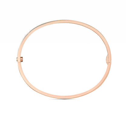 [Elara]LOVE 3.65MM スモールモデル バングル - 6ダイヤモンド