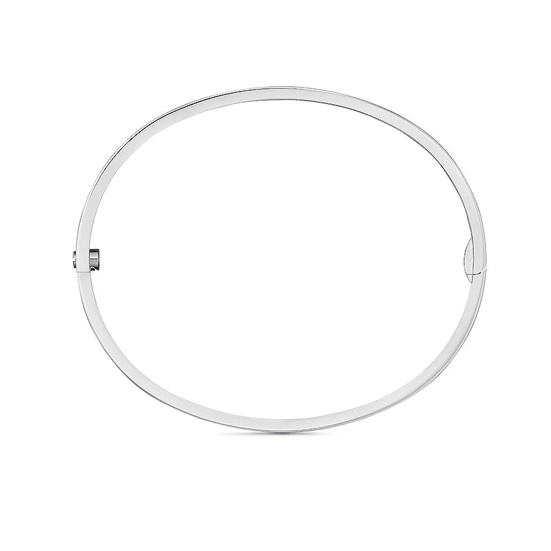 [Elara]LOVE 3.65MM スモールモデル バングル - 6ダイヤモンド