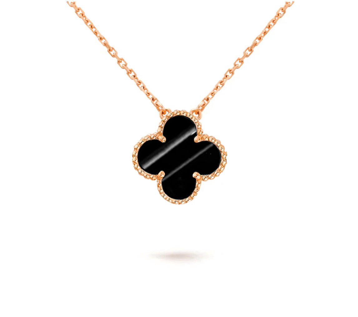 [Elara]15MM CLOVER FLOWER PENDANT NECKLACE COLLECTION