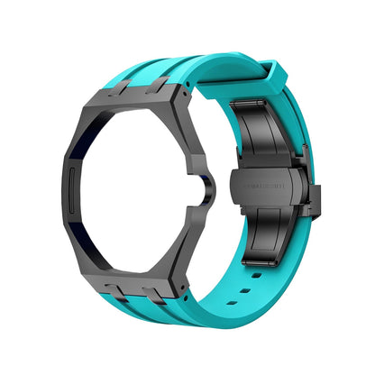 [Elara]OAK POP BLACK STEEL CASE & SILICONE STRAP