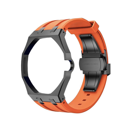 [Elara]OAK POP BLACK STEEL CASE & SILICONE STRAP