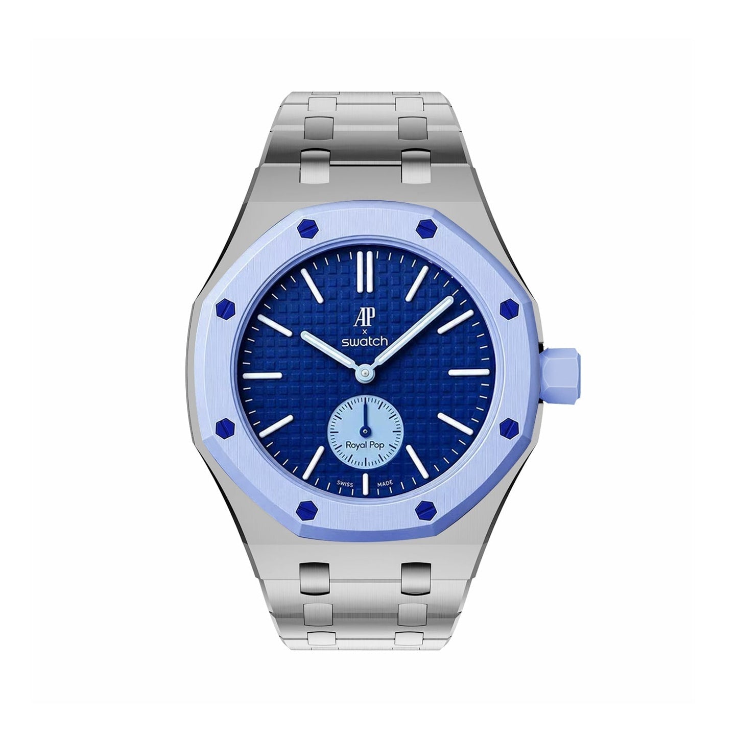 [Elara]ロイヤルオーク ポップ エクスクルーシブ スチールケース＆シリコンストラップ