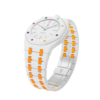 [Elara]Royal Oak Pop Exclusive Bioceramic Case & Bioceramic Strap Mix Color