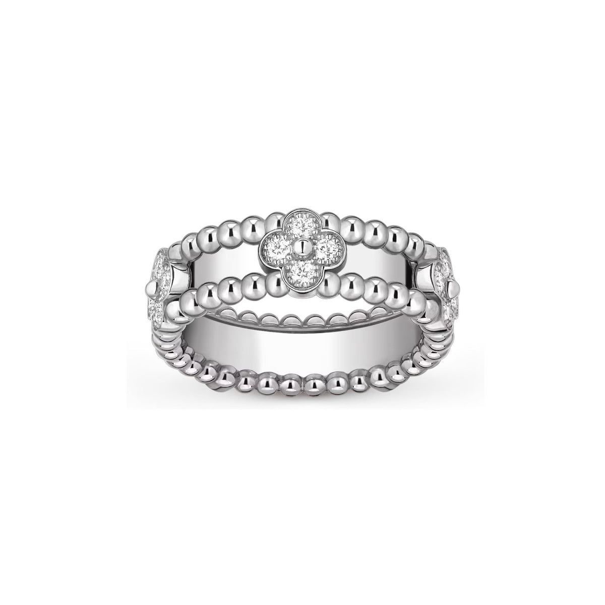 [Elara]SLIM KALEIDOSCOPE RADIANCE RING