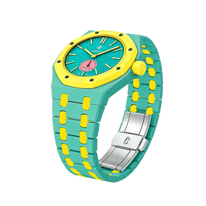 [Elara]Royal Oak Pop Exclusive Bioceramic Case & Bioceramic Strap Mix Color