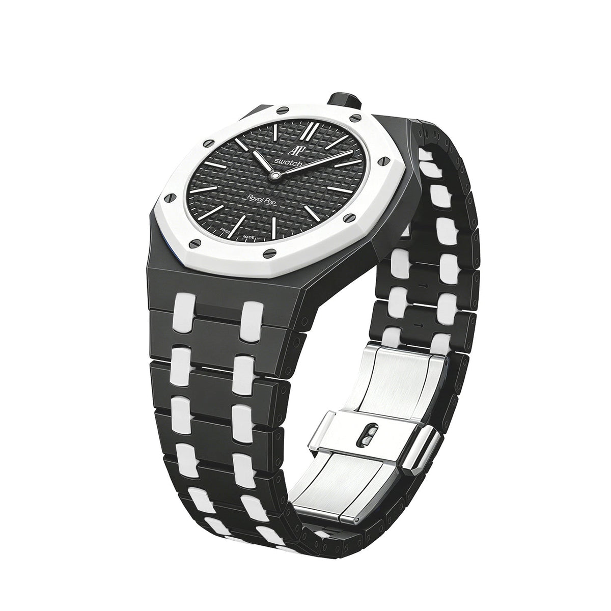 [Elara]Royal Oak Pop Exclusive Bioceramic Case & Bioceramic Strap Mix Color