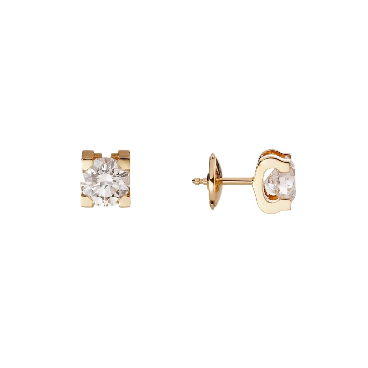 [Elara]C DE DIAMOND STUD EARRINGS
