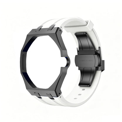 [Elara]OAK POP BLACK STEEL CASE & SILICONE STRAP