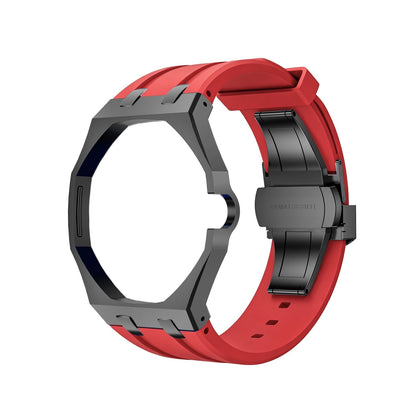 [Elara]OAK POP BLACK STEEL CASE & SILICONE STRAP