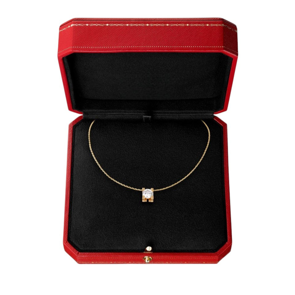 [Elara]C DE PENDANT DIAMOND NECKLACE