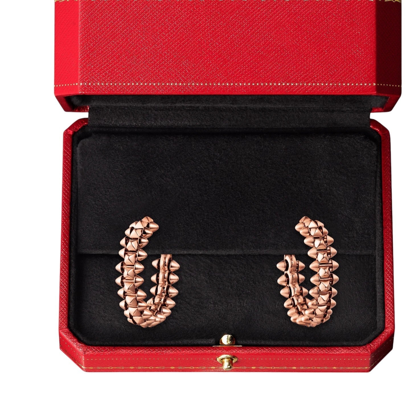 [Elara]CLASH DE 6.4MM HOOP SMALL MODEL EARRINGS