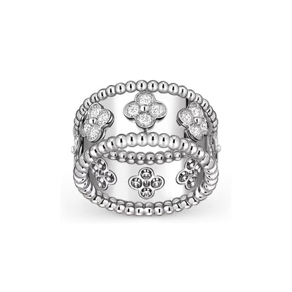 [Elara]KALEIDOSCOPE RADIANCE WIDE BAND RING