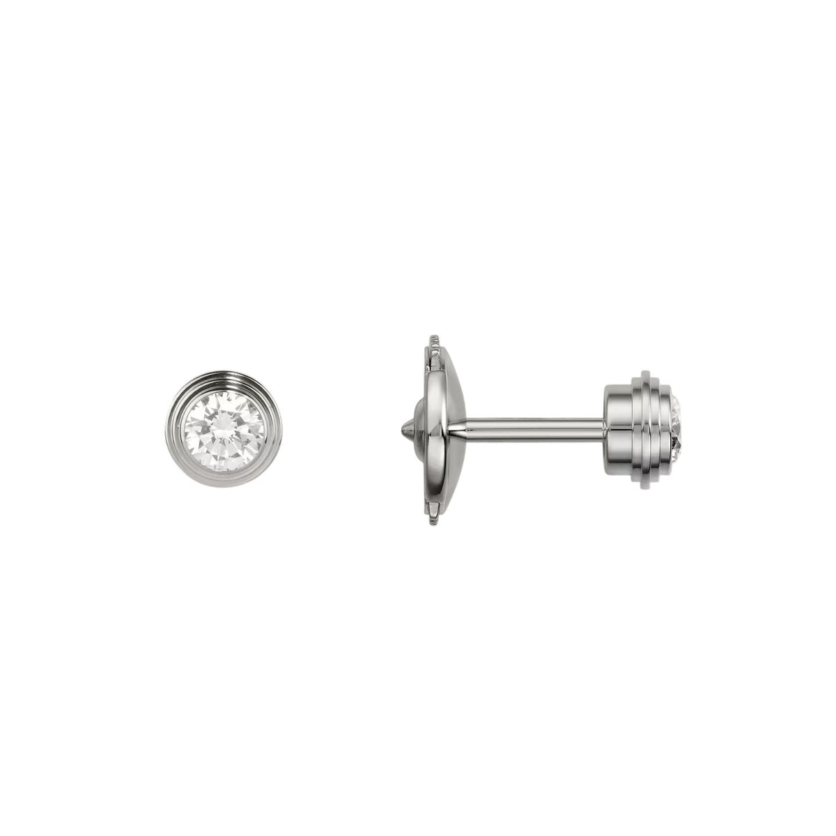 [Elara]D'AMOUR 5MM DIAMOND STUD EARRINGS