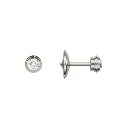 [Elara]D'AMOUR 5MM DIAMOND STUD EARRINGS