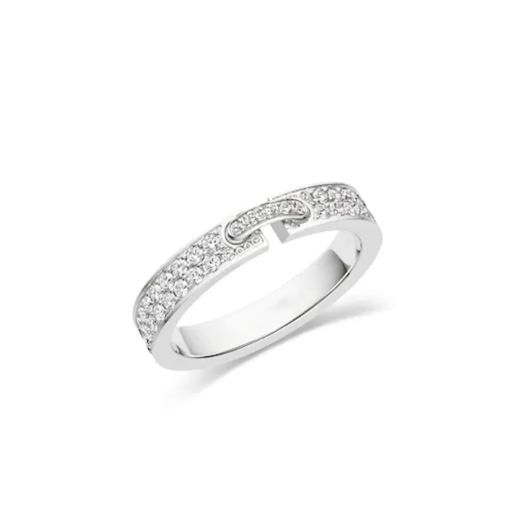 [Elara]ALLIANCE LIENS VIDENCE PAVED DIAMOND 4MM RING