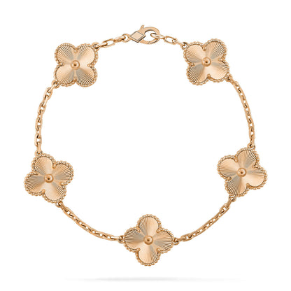 [Elara]GLÜCKSKLEE-ARMBAND MIT 5 MOTIVEN – LASER-KOLLEKTION