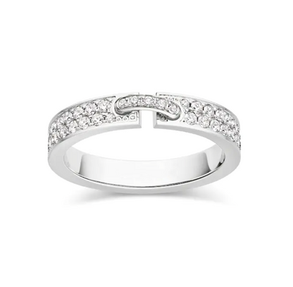 [Elara]ALLIANCE LIENS VIDENCE PAVED DIAMOND 4MM RING